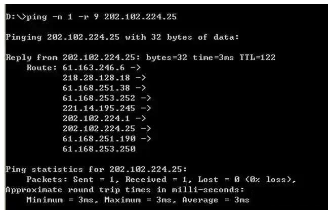 windows 命令行 ping 网站的作用以及 ping 命令的其他用法